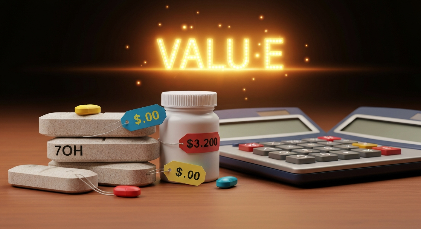 Best Value 7OH Tablets: Price Per Milligram Comparison